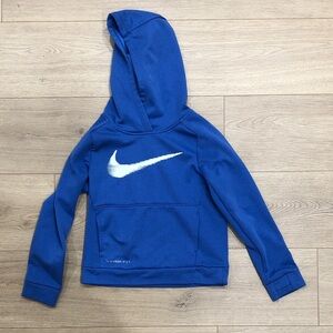 Nike Kids Royal Blue Therma-Fit Size 6 Hoodie